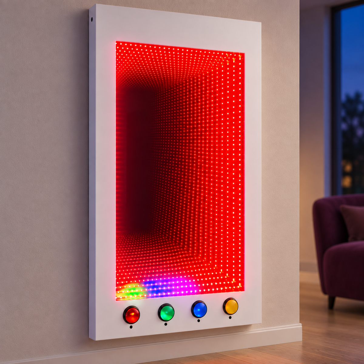 Luna Interactive RGB Infinity Mirror Panel — product image 3
