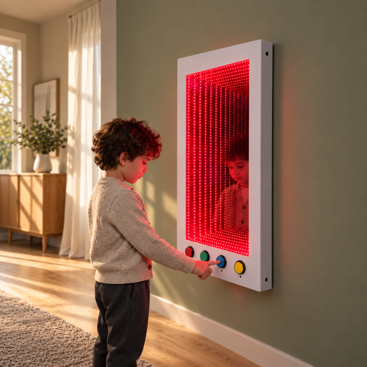 Luna Interactive RGB Infinity Mirror Panel — product image 4